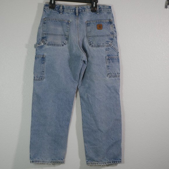 Carhartt Jeans Size 34 x 30 Destroyed Distressed - Picture 5 of 9